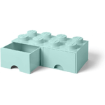 LEGO Storage Brick Cassetto 8 AQUA BLUE (40061742)