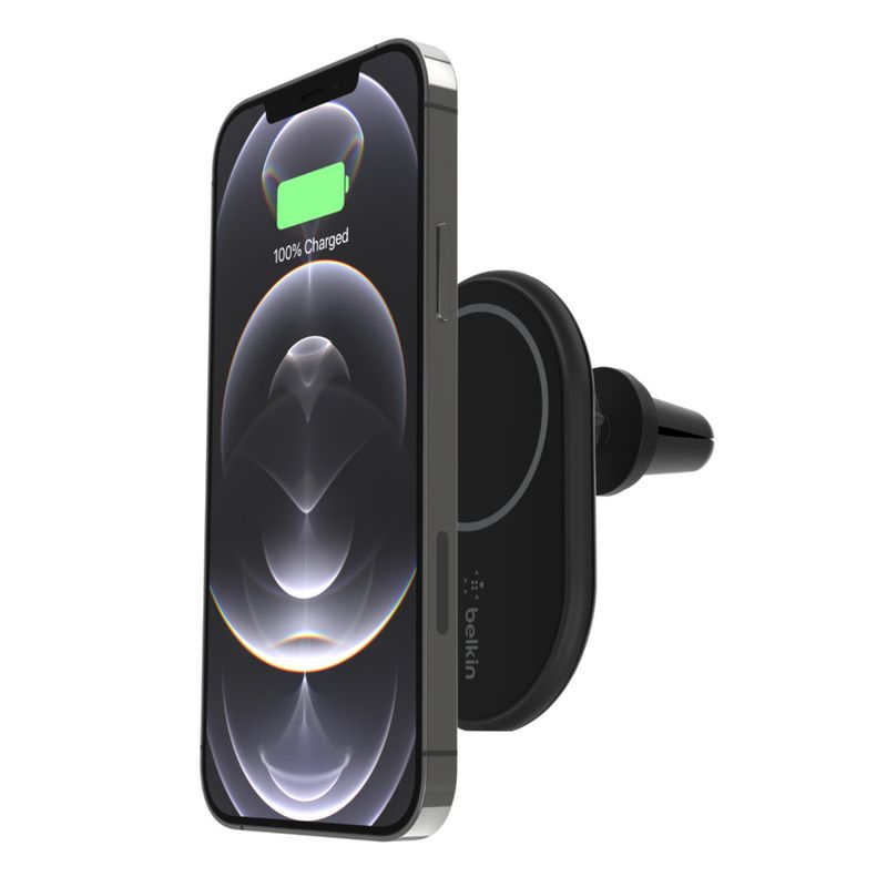 Belkin-WIC004BTBK-Caricabatterie-per-dispositivi-mobili-Smartphone-Nero-USB-Carica-wireless-Auto