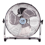 Ventilatore da Pavimento Industriale Muvip - 80W - 3 Velocità - Colore Argento