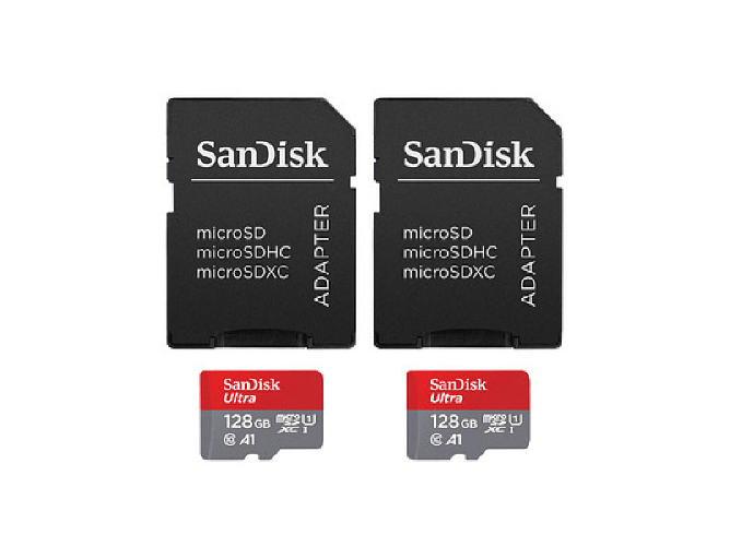 SanDisk Ultra - Flash memory card [microSDXC to SD adapter included] - 128 GB