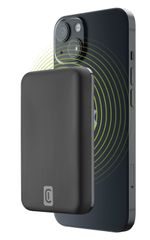 Cellularline-Wireless-power-bank-MAG-5000-Caricabatterie-portatile-compatibile-con-MagSafe-Nero
