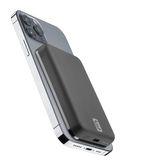 Cellularline-Wireless-power-bank-MAG-5000-Caricabatterie-portatile-compatibile-con-MagSafe-Nero