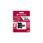 Transcend TS64GUSDXC10 memoria flash 64 GB MicroSDXC NAND Classe 10