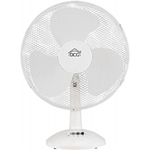 Ventilatore Tavolo Velocità Regolabile Pale Oscillante Orizzontale Bianco