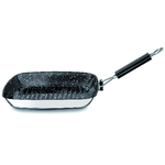 MEPRA Glamour Diamond Square Grill, acciaio inossidabile 18/10, diametro 28 cm