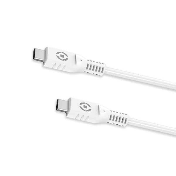 Celly-USBCUSBCWH-cavo-USB-1-m-USB-C-Bianco