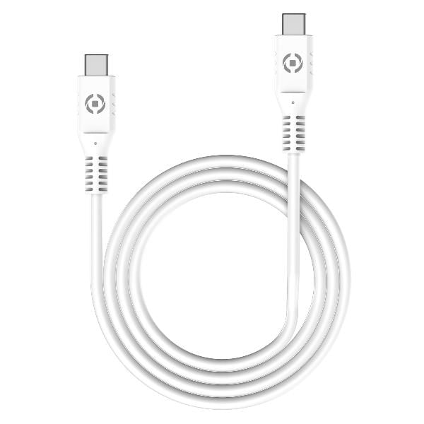 Celly-USBCUSBCWH-cavo-USB-1-m-USB-C-Bianco