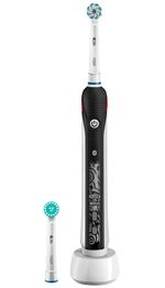 Oral-B-Teen-Adolescenti-Spazzolino-rotante-oscillante-Bianco-Nero