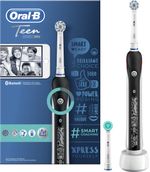 Oral-B-Teen-Adolescenti-Spazzolino-rotante-oscillante-Bianco-Nero