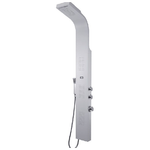 Gedy Pannello Doccia G-Spa Bianco Metallo 167x20x45 Cm