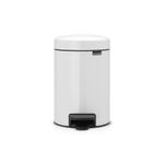 Brabantia 112126 bidone per la spazzatura 3 L Rotondo Bianco