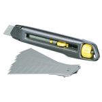 Stanley 1-10-018 Taglierino Grigio, Giallo Taglierino a lama retrattile