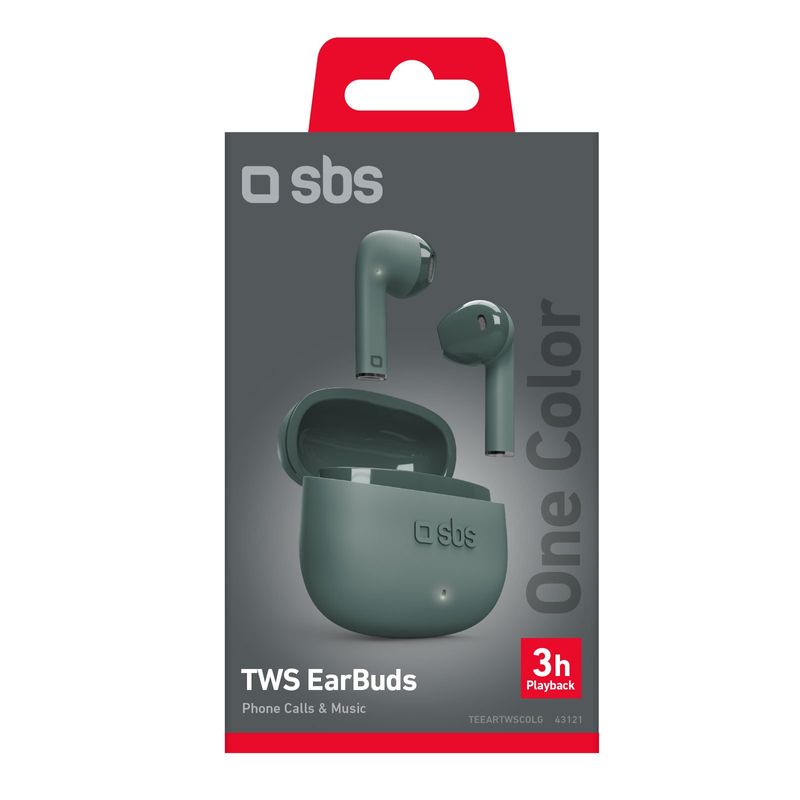 SBS-One-Color-Auricolare-True-Wireless-Stereo--TWS--In-ear-Musica-e-Chiamate-Bluetooth-Verde