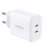 Ugreen 10343 Caricabatterie per dispositivi mobili Universale Bianco AC Ricarica rapida Interno