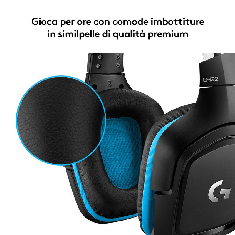 Logitech-G-G432-Auricolare-Cablato-A-Padiglione-Giocare-Nero-Blu