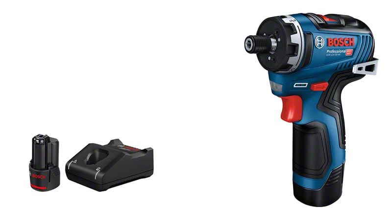 Bosch GSR 12V-35 Professional - avvitatore - a batteria - 2 velocità - presa a brugola 1/4" 10 mm - 35 Nm - 2 batterie -