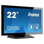 Iiyama ProLite T2234AS-B1 Monitor PC 54,6 cm (21.5") 1920 x 1080 Pixel Full HD Touch screen Multi utente Nero