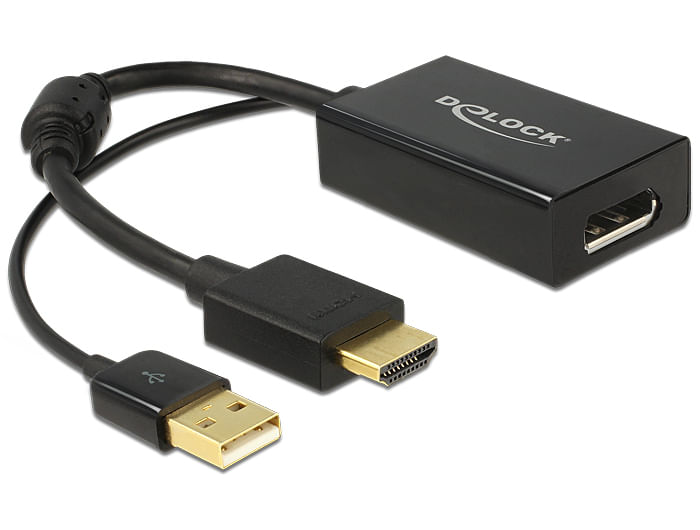 a€¢-Eingang--1-x-HDMI-A-19-Pin-Stecker---1-x-USB-Typ-A-Stecker--Stromversorgung--a€¢-Ausgang--1-x-Displayport-20-Pin-Buc