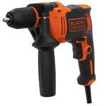 Black & Decker BEH710-QS trapano 2800 Giri/min Nero, Arancione