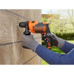 Black---Decker-BEH710-QS-trapano-2800-Giri-min-Nero-Arancione