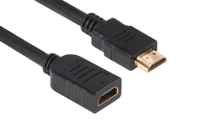 a€¢-Eingang--HDMI-1.4-Buchse-a€¢-Ausgang--HDMI-1.4Stecker-a€¢-Hochqualitatives-High-Speed-HDMI-Erweiterungskabel-mit-Eth