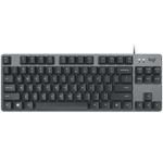 Logitech K835 TKL Mechanical Keyboard tastiera Ufficio USB Tedesco Grafite, Grigio