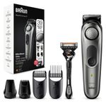 Braun-BeardTrimmer-7-Regolabarba-7-BT7320-Regolabarba-Uomo-Tagliacapelli-Per-Viso-Capelli