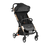 Kikkaboo Passeggino Leggero e compatto CLOE BLACK Telaio ORO OMOLOGATO 22 KG