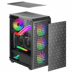 MARS GAMING BOITIER MOYEN TOUR ATX MARS GAMING MC-MAG RGB AVEC PANNEAU VITRÃâ° (NOIR)