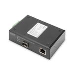 Digitus DN-652103 convertitore multimediale di rete 1000 Mbit/s Nero