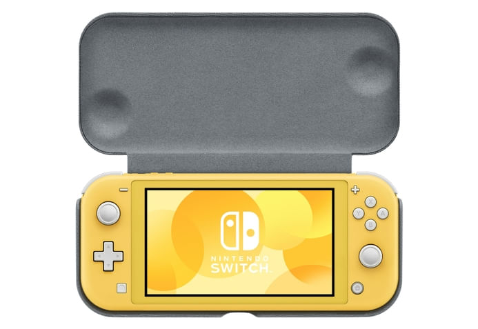 Nintendo-110755-Custodia-flip-a-libro-Grigio