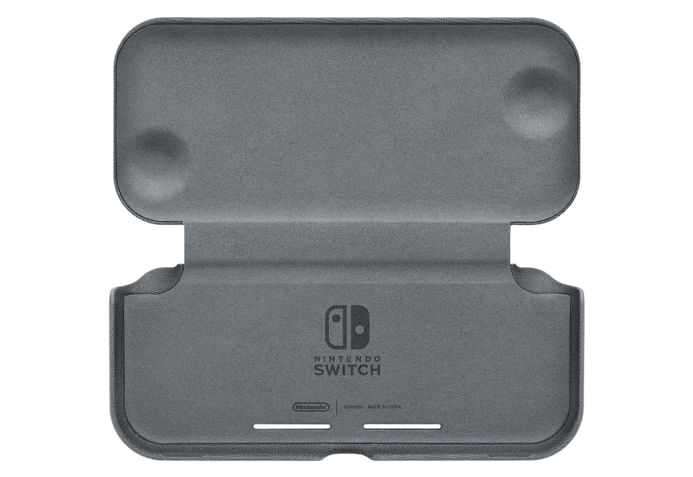 Nintendo-110755-Custodia-flip-a-libro-Grigio