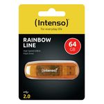 Intenso-Rainbow-Line-unita-flash-USB-64-GB-USB-tipo-A-2.0-Arancione