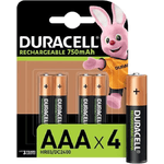 Duracell AAA (4pcs) Batteria ricaricabile Mini Stilo AAA Nichel-Metallo Idruro (NiMH)