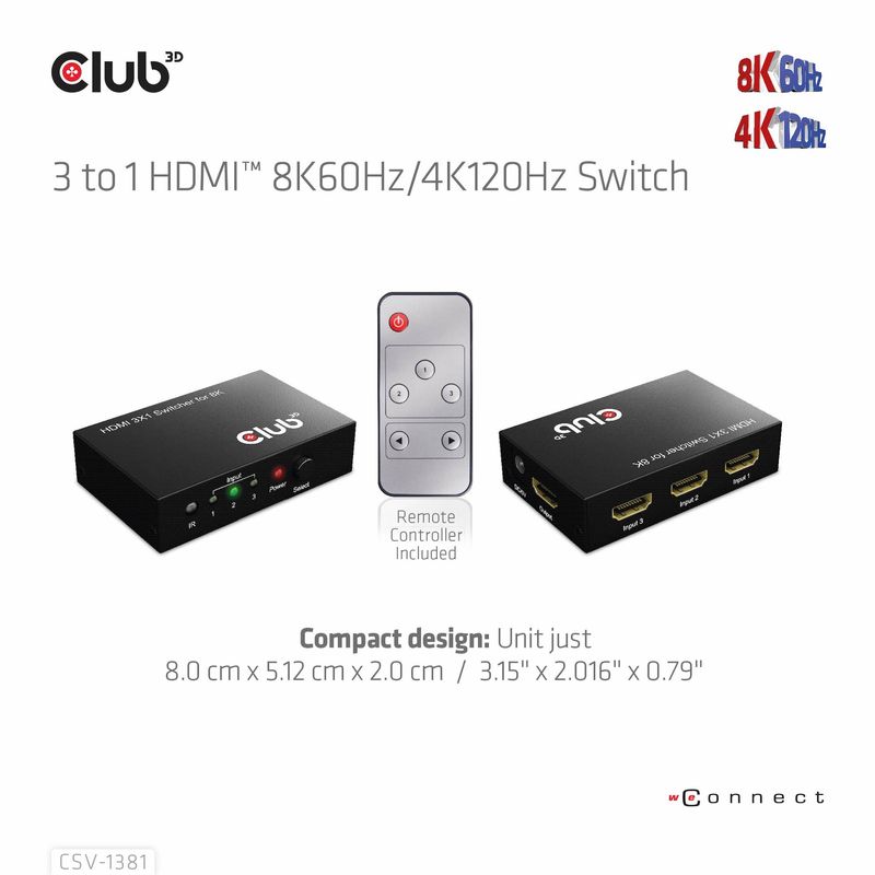 A¢a¬A¢-3x-HDMI--Bu--Eingang-A¢a¬A¢-1x-HDMI--Bu--Ausgang-A¢a¬A¢-UnterstAA¼tzung-von-VideoauflAA¶sungen-bis-zu-8K60Hz-oder-4K120Hz-A¢a¬