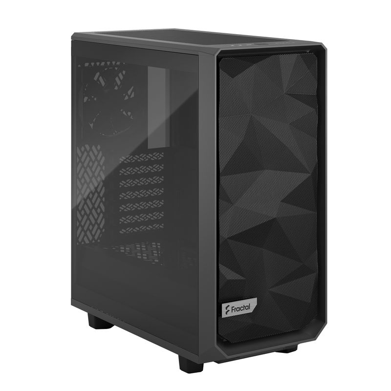 Fractal-Design-Meshify-2-Compact---anthrazit---Light-Tempered-Glass--GeAÆAA¤use-Midi-Tower-Glasfenster-