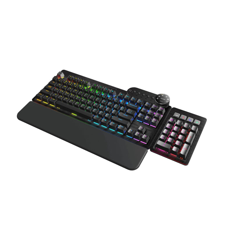 Mountain-Everest-Max-Midnight-Black---tastiera-da-gioco-RGB-con-switch-di-velocitAA -Cherry-MX--MediaEndock-USB--A-Hub-