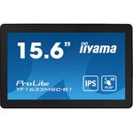 iiyama ProLite TF1633MSC-B1 Monitor PC 39,6 cm (15.6") 1920 x 1080 Pixel Full HD Touch screen Nero