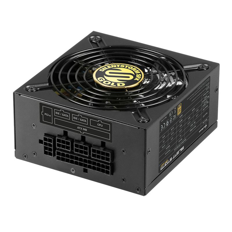 Sharkoon-Silentstorm-SFX-Gold-Alimentatore--interno--SFX--L-12V--80-piAA¹-oro-corrente-alternata-100---240-V-500-watt-