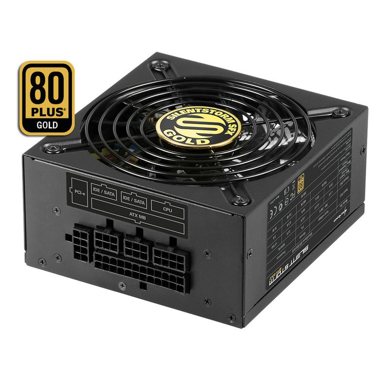 Sharkoon-Silentstorm-SFX-Gold-Alimentatore--interno--SFX--L-12V--80-piAA¹-oro-corrente-alternata-100---240-V-500-watt-