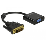 DeLOCK 0.16m DVI-D/VGA 0,245 m VGA (D-Sub) Nero