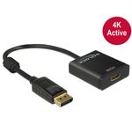 DeLOCK 62607 cavo e adattatore video 0,2 m DisplayPort HDMI tipo A (Standard) Nero