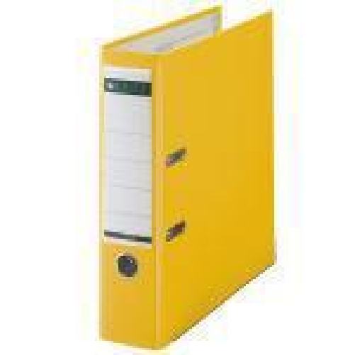 Leitz-Plastic-Lever-Arch-File-A4-80mm-180AA°-Yellow-raccoglitore-ad-anelli-Giallo