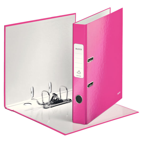 Leitz-180AA°-WOW-raccoglitore-ad-anelli-A4-Rosa