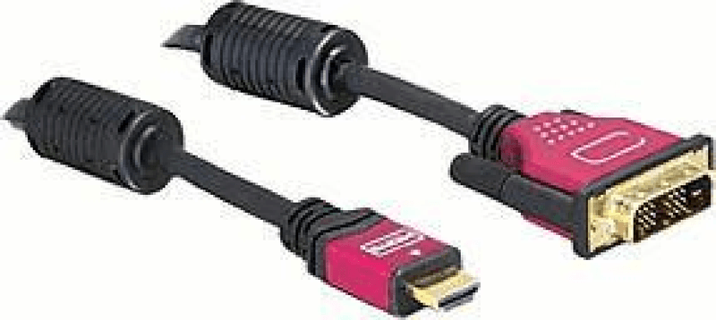 A¢a¬A¢-19-poliger-HDMI-A-Stecker-DVI-18-1-Stecker-A¢a¬A¢-2-Ferritkerne-A¢a¬A¢-Alle-Kontakte-mit-Goldauflage-A¢a¬A¢-Metallgeschirmte-