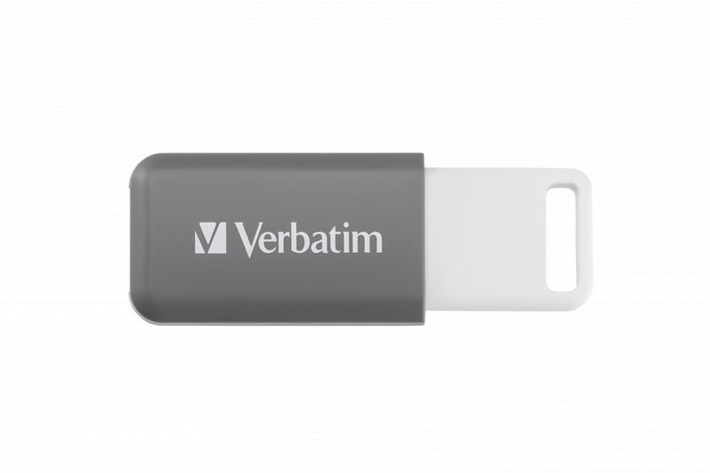 Verbatim-V-DataBar-unitAÆAA -flash-USB-128-GB-USB-tipo-A-2.0-Grigio--VERBATIM-V-DATABAR-USB-2.0-DRIVE-GREY-128GB-