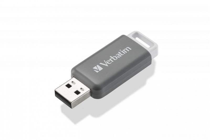 Verbatim-V-DataBar-unitAÆAA -flash-USB-128-GB-USB-tipo-A-2.0-Grigio--VERBATIM-V-DATABAR-USB-2.0-DRIVE-GREY-128GB-