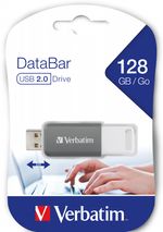 Verbatim-V-DataBar-unitAÆAA -flash-USB-128-GB-USB-tipo-A-2.0-Grigio--VERBATIM-V-DATABAR-USB-2.0-DRIVE-GREY-128GB-