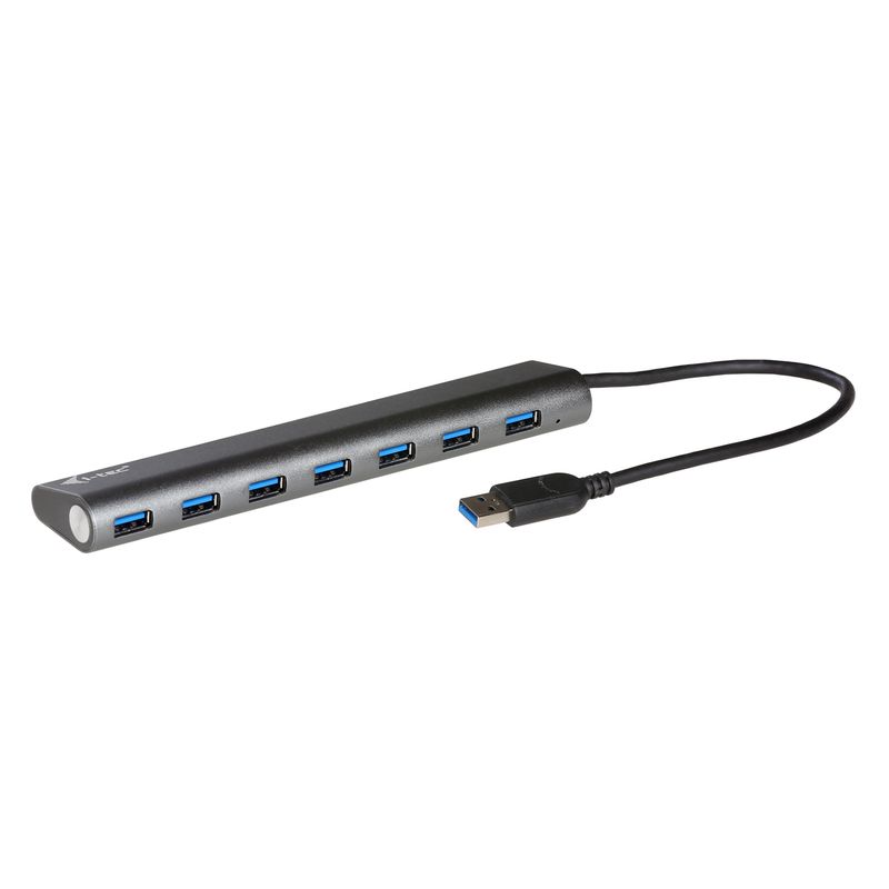 i-tec-Metal-U3HUB778-hub-di-interfaccia-USB-3.2-Gen-1--3.1-Gen-1--Type-A-5000-Mbit-s-Argento