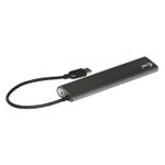 i-tec-Metal-U3HUB778-hub-di-interfaccia-USB-3.2-Gen-1--3.1-Gen-1--Type-A-5000-Mbit-s-Argento